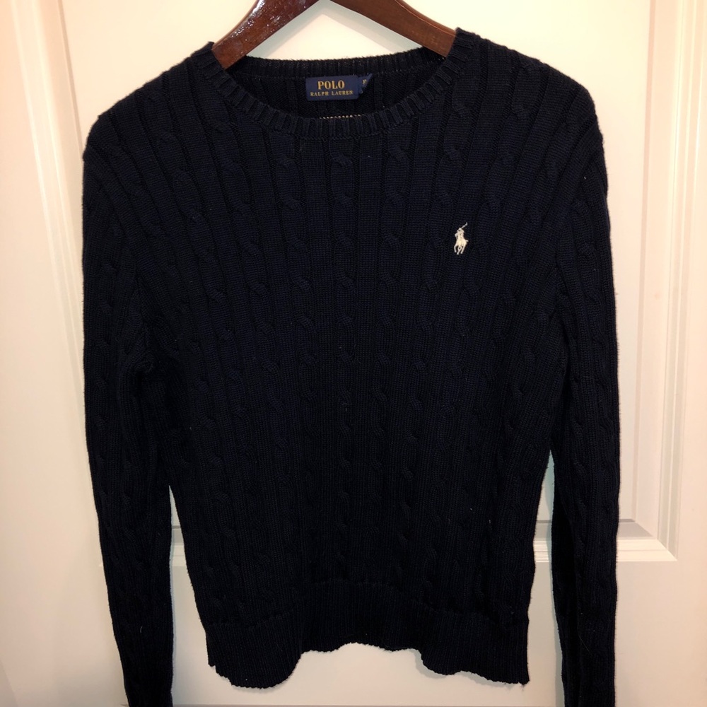 Navy sweater from Ralph Lauren